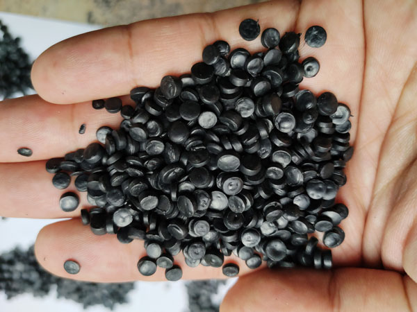 湖州再生塑料HDPE低压管道颗粒